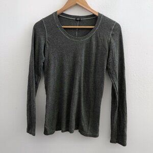 MONROW Long Sleeve Cotton Blend Top Size Medium